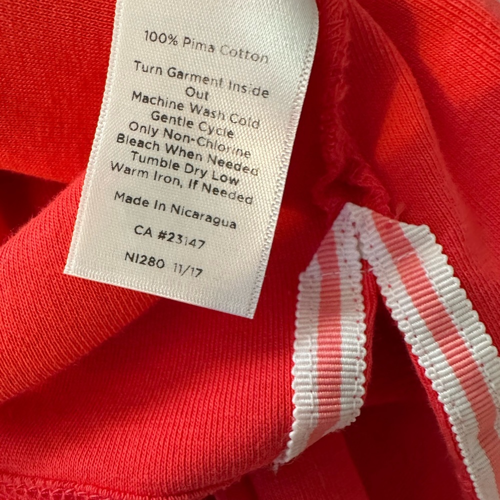 Talbots Pima Cotton Bateau Neck Long Sleeve Tee - Picture 6 of 6